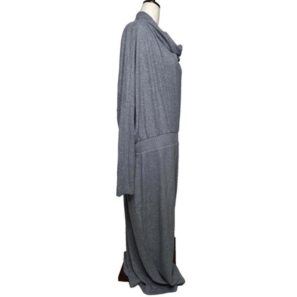 Daily Practice Anthropologie XL Petite Arabella Drapey Cowl Neck Maxi Dress NWT - Picture 4 of 9